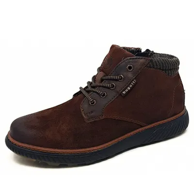 Zdjęcie produktu dla Bugatti Denim Pramo sznurowane buty brązowe