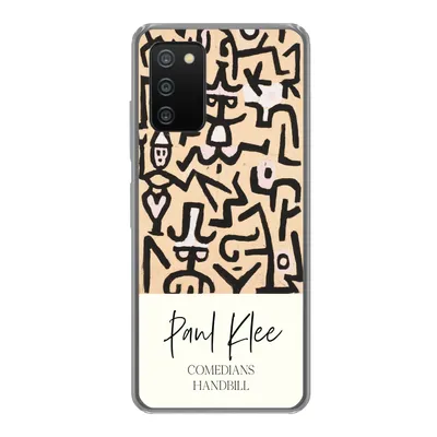 Produktbild von MuchoWow® Handyhülle Schutzhülle Hülle für Samsung Galaxy A03s Gemälde - Paul Klee - Komödianten Flugblatt Silikon Softcase Handy Hülle - Schutz