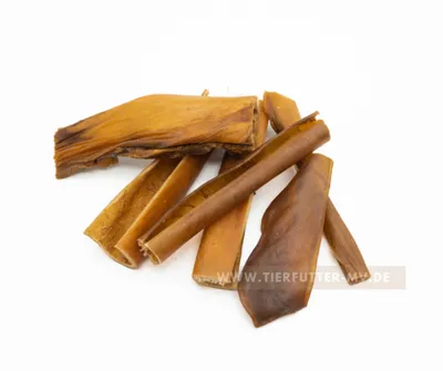 Produktbild von WTS Hundesnack - Pferdekopfhaut Pferdehaut ohne Fell - 1 kg