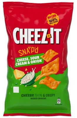 Produktbild von Cheez It Snap'd Cheese, Sour Cream & Onion 120g