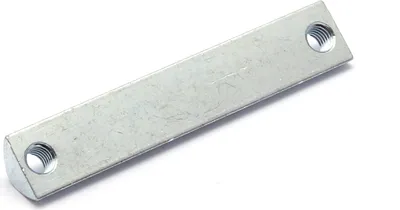 Produktbild von Doppelnutenstein A=66.4, glatt, I-Typ Nut 8, M6