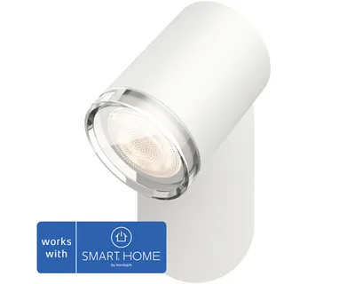 Obrázek produktu pro Philips Hue White ambiance Koupelnové bodové svítidlo Adore, Chytré bodové osvětlení, Bluetooth/Zigbee, Bílá, LED, Kov, GU10