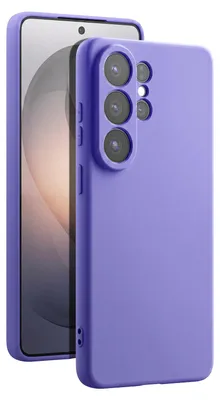 Obrázek produktu pro Pouzdro Avizar pro Galaxy S26 Ultra, silikonové s povrchem Soft-Touch a vnitřní podšívkou z mikrovlákna, barva: fialová