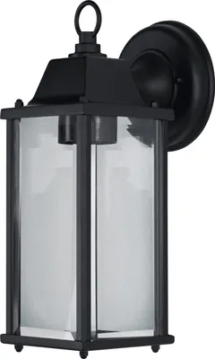 Zdjęcie produktu dla OSRAM ENDURA Classic lampa zewnętrzna M E27 czarna, IP43, obudowa aluminiowa, szkło przezroczyste, bez żarówki, montaż ścienny do obszarów chronionych