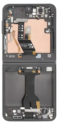 Zdjęcie produktu dla Samsung, centralna ramka do Galaxy Z Flip 6 – zestaw serwisowy o wzmocnionej konstrukcji, kolor czarny