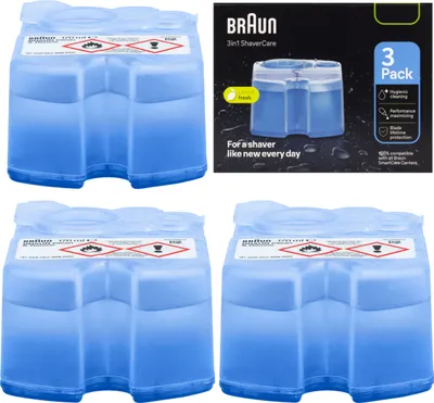 Zdjęcie produktu dla Wkład Z Płynem Czyszczącym Do Braun Ccr Sharer 3 Szt.