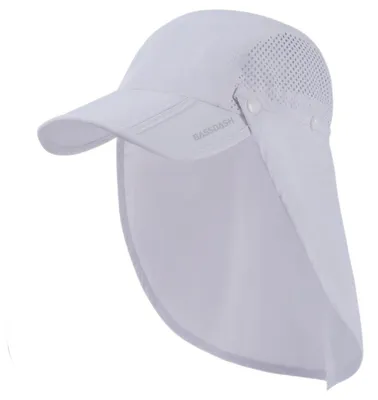 Immagine prodotto di Cappello Angelhut con protezione UV 50+, pieghevole, con colletto per il collo, unisex, bianco, taglia unica