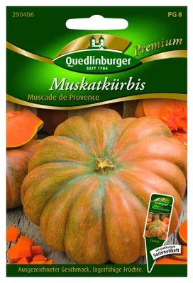 Produktbild von Kürbis 'Mucade de Prov' Gemüsesamen Quedlinburger