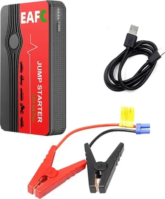 Zdjęcie produktu dla Rozrusznik samochodowy, zasilanie 600A, przenośny power bank, 600A czarny-a