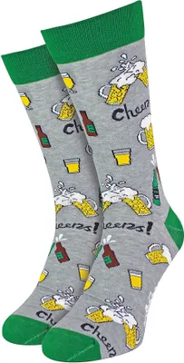 Produktbild von Damen Alkohol Socken | Soctopus | Witzig Design Crew Baumwolle Lustig Socken