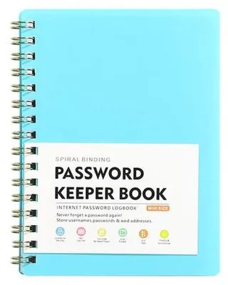Produktbild von Passwortschutzbuch A6 - Einordnungsbuch für Internet, Website, Adressen, Kontakte
