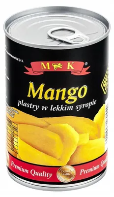 Zdjęcie produktu dla Mango w syropie MK 0,425 kg