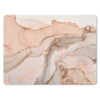Produktbild von MuchoWow® Mauspad Mousepad Marmor - Rosa - Rosa 40x30 cm - Mousepads - Maus Mat - Pad - Mausunterlage - Anti Rutsch