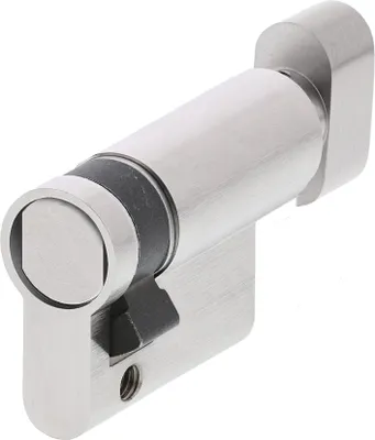 Produktbild von AXA Einzylinder - Schloss - 45/45 mm - Sicherheitszylinder - vernickelt