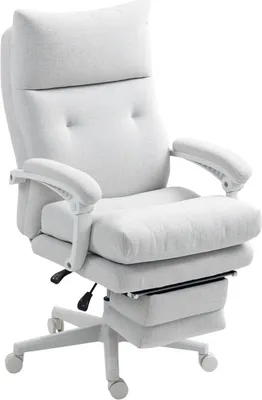 Produktbild von Bürostuhl Ergonomischer Schreibtischstuhl mit Lendenwirbelstütze, Hoher Rückenlehne, Fußstütze, Höhenverstellbarer Drehstuhl