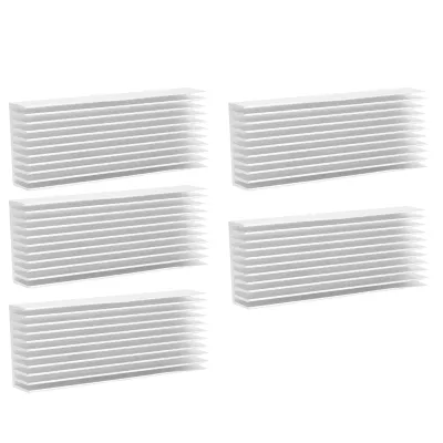 Produktbild von 5 Stück Kühlkörper aus Aluminium für die Kühlung von CPU-Leiterplatten, wärmeableitende Teile, 40 x 20 x 100 mm