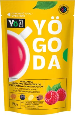 Obrázek produktu pro Směs medu a ovoce s malinami 50g