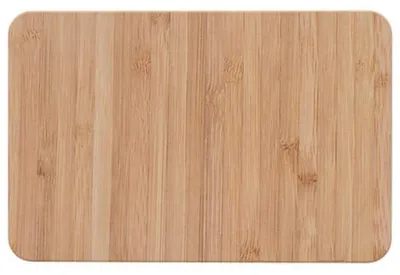 Produktbild von 5Five Boden - Badematte - helle Bambusholzfarbe - rutschfest - Duschmatte - 60 x 39 cm - Kunststoff