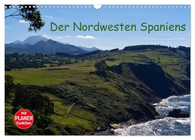 Produktbild von Kalender 2027 · US-Version · Nordwesten Spaniens (Wandkalender 2027 17" × 12" Querformat), CALVENDO, 12-monatiger Wandkalender