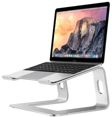 Obrázek produktu pro Ergonomický hliníkový stojan na notebook, stříbrný, 10–14 palců