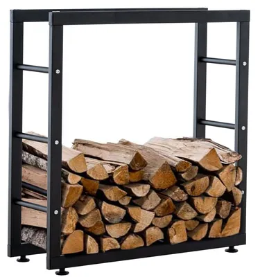 Obrázek produktu pro Stojan na dřevo Keri V2 25x80x80, černá