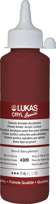 Obrázok produktu pre Lukas Cryl Liquid Akrylová farba Burnt Sienna 250 ml 1 ks