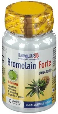 Immagine prodotto di Longlife Bromelain Forte 30 Compresse
