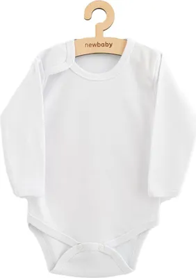 Produktbild von Langarm-Body New Baby II - weiß, Gr. 62 (3-6m)