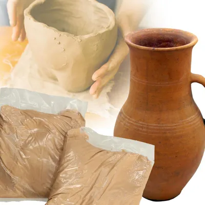Obrázok produktu pre Keramická hlina 800 g – hrnčiarska sochárska hmota na modelovanie a hrnčiarsky kruh