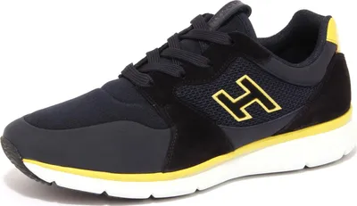 Produktbild von 4184Q trainer mann HOGAN NEW SNEAKER schwarz/blau/gelb schuh männer