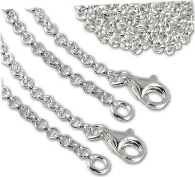 Imagen del producto de Collar de plata de ley 925 SilberDream, con dos cadenas de 70 cm y adornos, modelo D2FC00287-2
