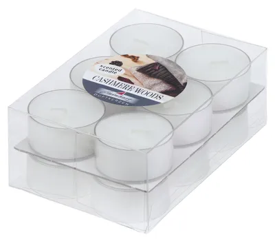 Produktbild von Duftteelichter im 12er Pack Cashmere Woods 18/38 mm ca. 4 h