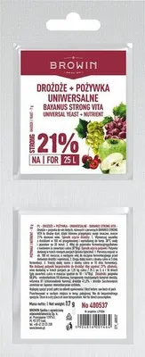 Produktbild von Bayanus-Hefe + Nährsalz – universell für alle Weinsorten, 17 g