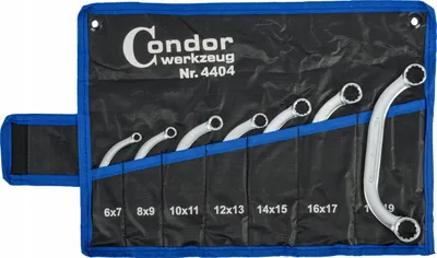 Obrázek produktu pro Sada klíčů Condor pro demontáž a montáž světel, 7 kusů, pro světla s průměrem 6-19 mm