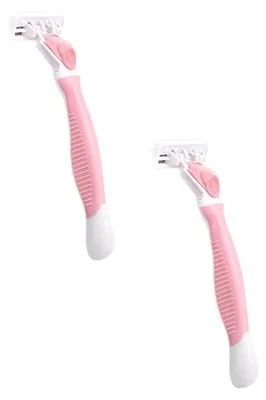 Produktbild von 2stücke Haarentfernungsrasierer Tragbarer Rasierapparat Für Männer Und Frauen Sanfte Rasur Hautirritationen Haarrasierer Unterwegs 1