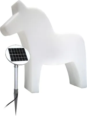Immagine prodotto di Luce decorativa "Shining Horse" 43 incl. unità solare LED Bianco caldo