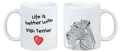 Image de Art-Dog Mug en céramique – Terrier irlandais