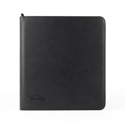 Produktbild von cardcosmos 12 Pocket Zip Binder Schwarz – Premium Sammelkarten Album