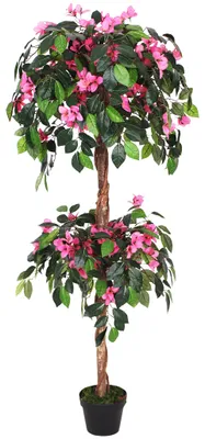 Immagine prodotto di Bougainvillea Artificiale Albero Plastica con Vaso 150 cm Decovego