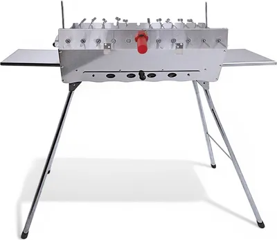 Produktbild von Mangal Edelstahl 2 mm Schaschlickgrill Set mit 11er Spießdreher