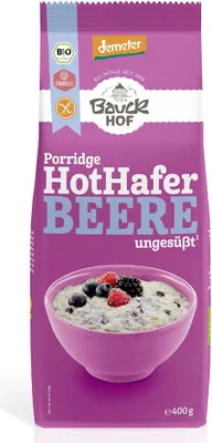 Obrázok produktu pre OVES S LESNÝM OVOCIAM BEZ PRIDANÉHO CUKRU, BEZLEPKOVÝ DEMETER400 g - BAUCK HOF