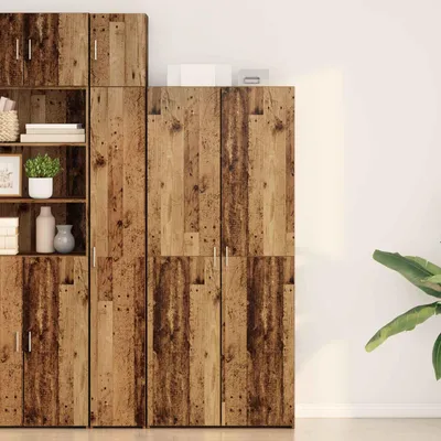 Image de vidaXL Meuble haut en bois Altholz, 80 x 42 x 185 cm