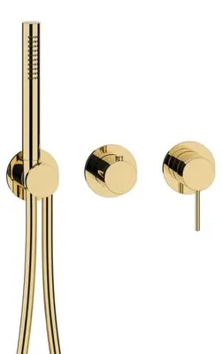Produktbild von Herzbach MODUL7 Hebelmischer-Farbset 2/3 Verbraucher PVD Gold