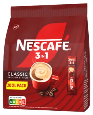 Zdjęcie produktu dla Kawa rozpuszczalna Nescafé 3w1 Classic 20 saszetek