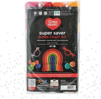Obrázek produktu pro Sada na pletení z příze Red-Heart Super Saver - příslušenství pro pletení, háčkování a amigurumi