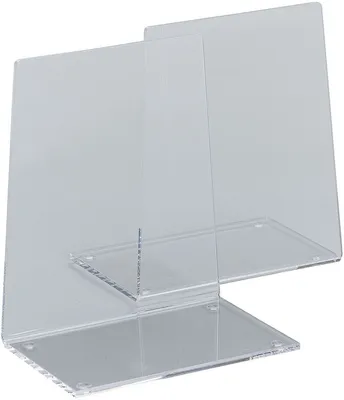 Produktbild von Buchstütze Acryl 136x90x155mm glasklar VE=12x2 Stück