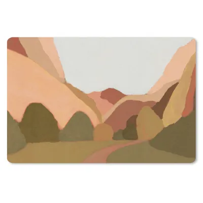 Produktbild von MuchoWow® Mauspad Mousepad Natur - Landschaft - Abstrakt - Kunst 27x18 cm - Mousepads - Maus Mat - Pad - Mausunterlage - Büroartikel - Desk Matten