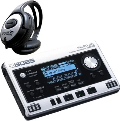 Produktbild von Boss BR-80 Mehrspur Recorder mit Kopfhörer