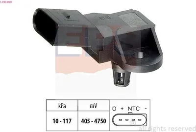 Produktbild von EPS Luftdrucksensor Höhenanpassung 1.993.090 für VW Golf VII Schrägheck (5G1, BQ1, BE1, BE2)