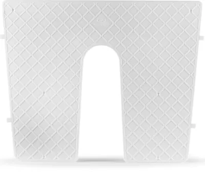 Produktbild von Heckschutzplatte für Außenborder, 450 x 360 mm, aus stabilem Kunststoff Farbe: Weiß